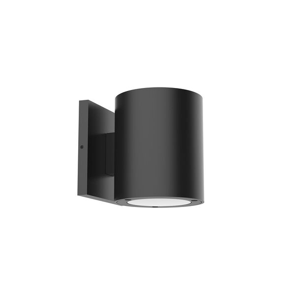 Lamar Black Five-Inch 28W Outdoor LED Wall Sconce, image 1