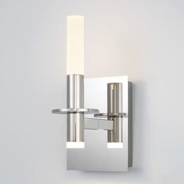 Torna Polished Nickel Two-Light Integrated LED Bath Vanity, image 2