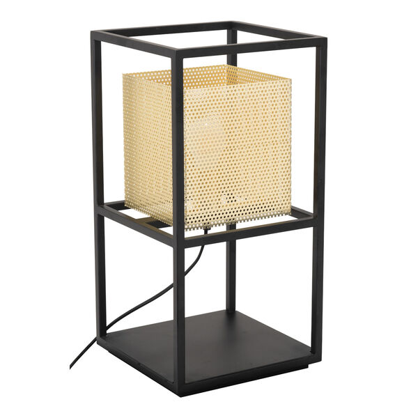 Yves Gold and Black One-Light Table Lamp, image 5