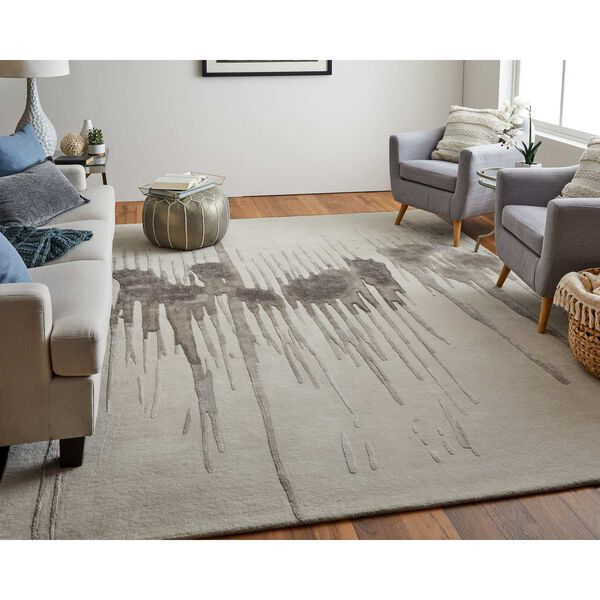 Anya Ivory Brown Taupe Rectangular 3 Ft. 6 In. x 5 Ft. 6 In. Area Rug, image 3