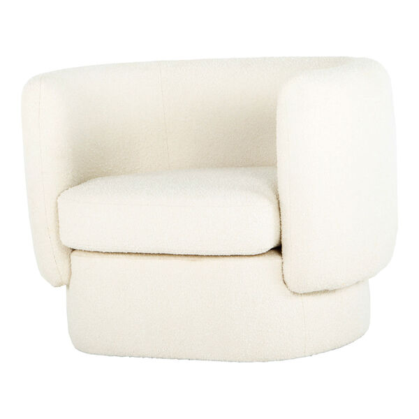 Koba White Occasional Chair, image 2