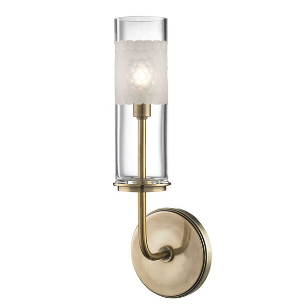 Wentworth Aged Brass One-Light Wall Sconce, image 1