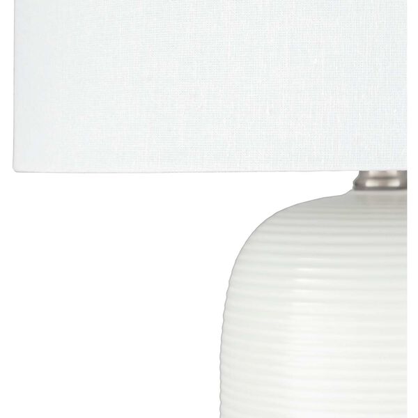 Everly White One-Light Table Lamp, image 4