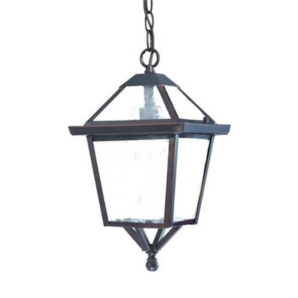 Charleston Architectural Bronze One-Light 14-Inch Outdoor Pendant, image 1