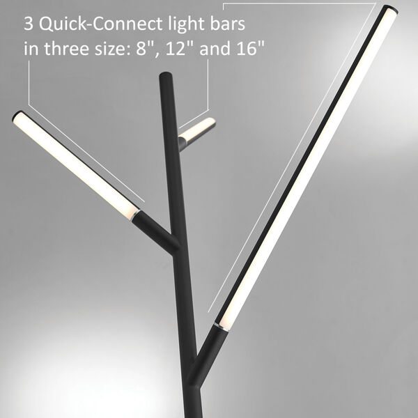 Lorant Black 75-Inch LED Floor Lamp, image 5