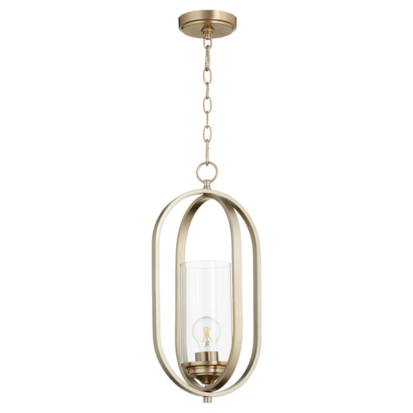 Collins Aged Brass 10-Inch One-Light Pendant, image 1
