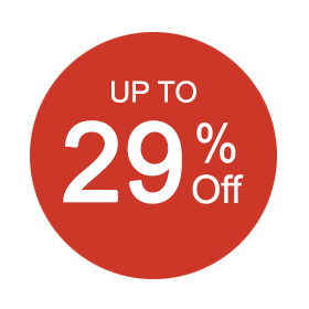 Up to 29% off deals