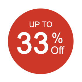 Up to 33% off deals