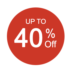 Up to 40% off deals