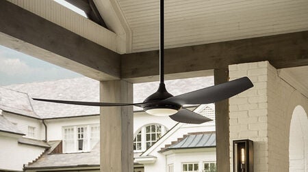 Outdoor Fans with Lights