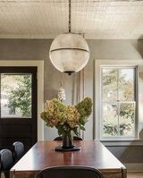 <p>Sphere No. 3 Large Pendant in Distressed Bronze</p>