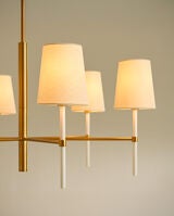 <p>Monroe Chandelier in Burnished Brass</p>