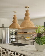 <p>Mayla Pendant in Aged Brass</p>