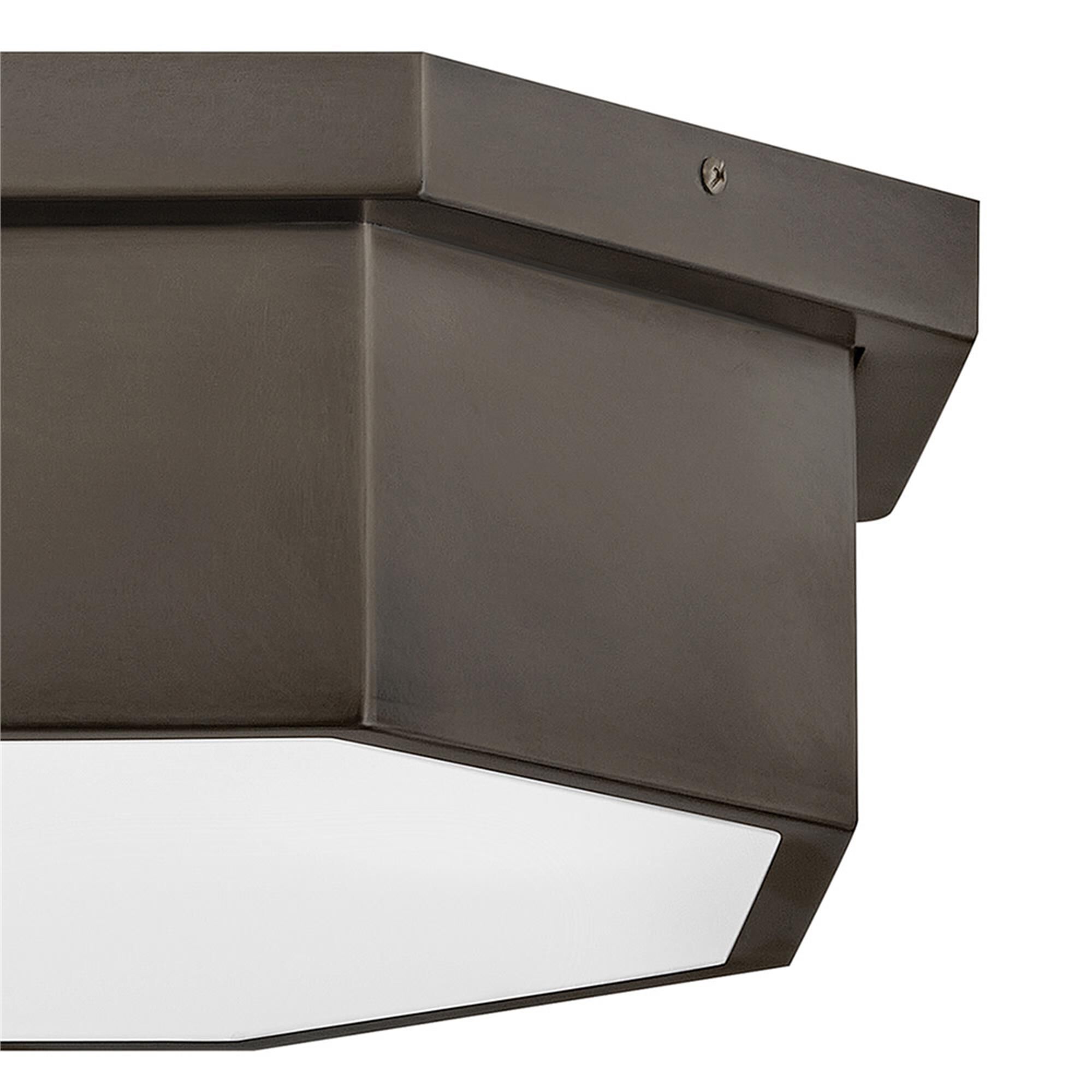 Facet 18 Inch 3 Light Flush Mount