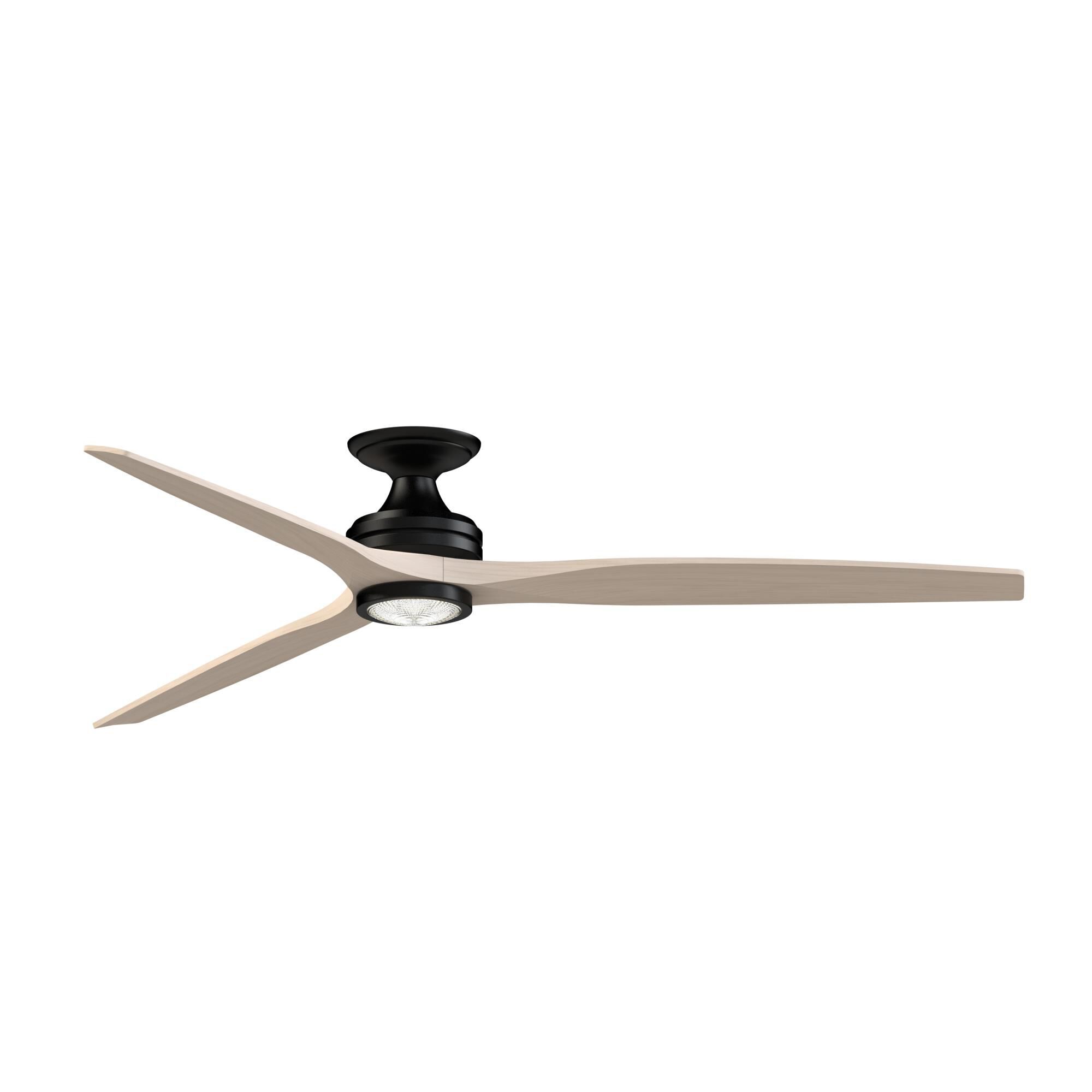 Spitfire 72 Inch Flush Mount Fan with Light Kit