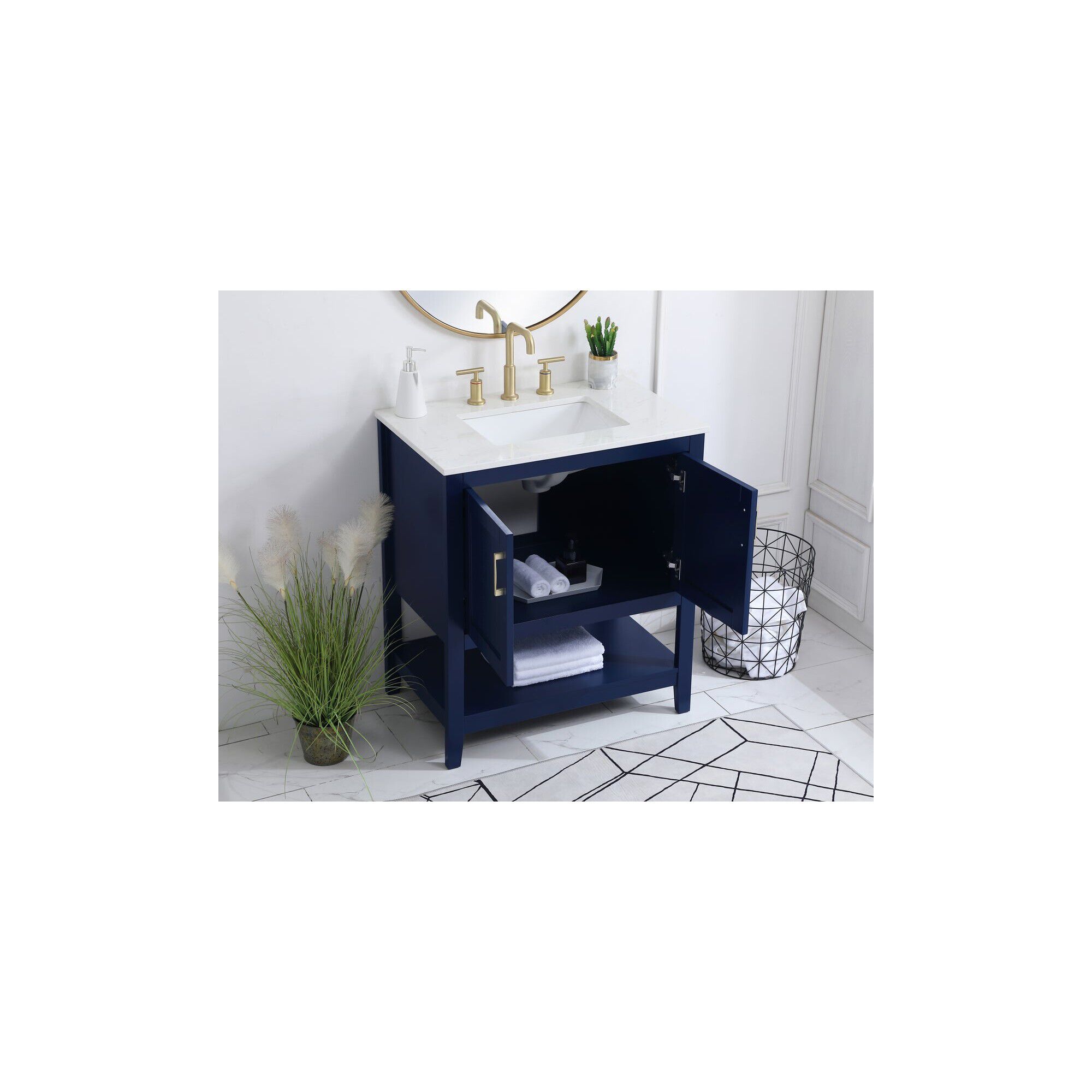 Aubrey 19 Inch Bath Vanity Cabinet