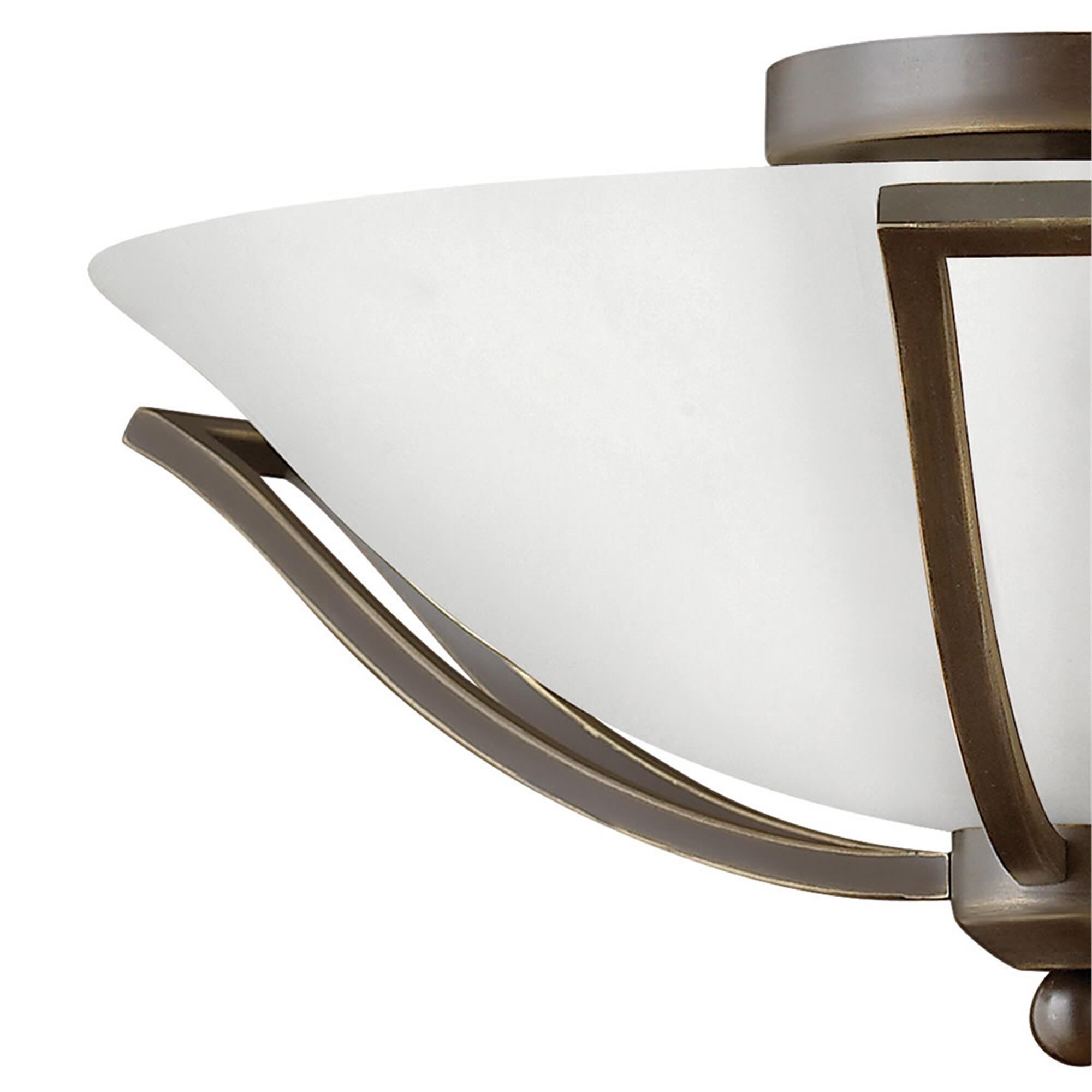 Bolla 17 Inch 2 Light Semi Flush Mount