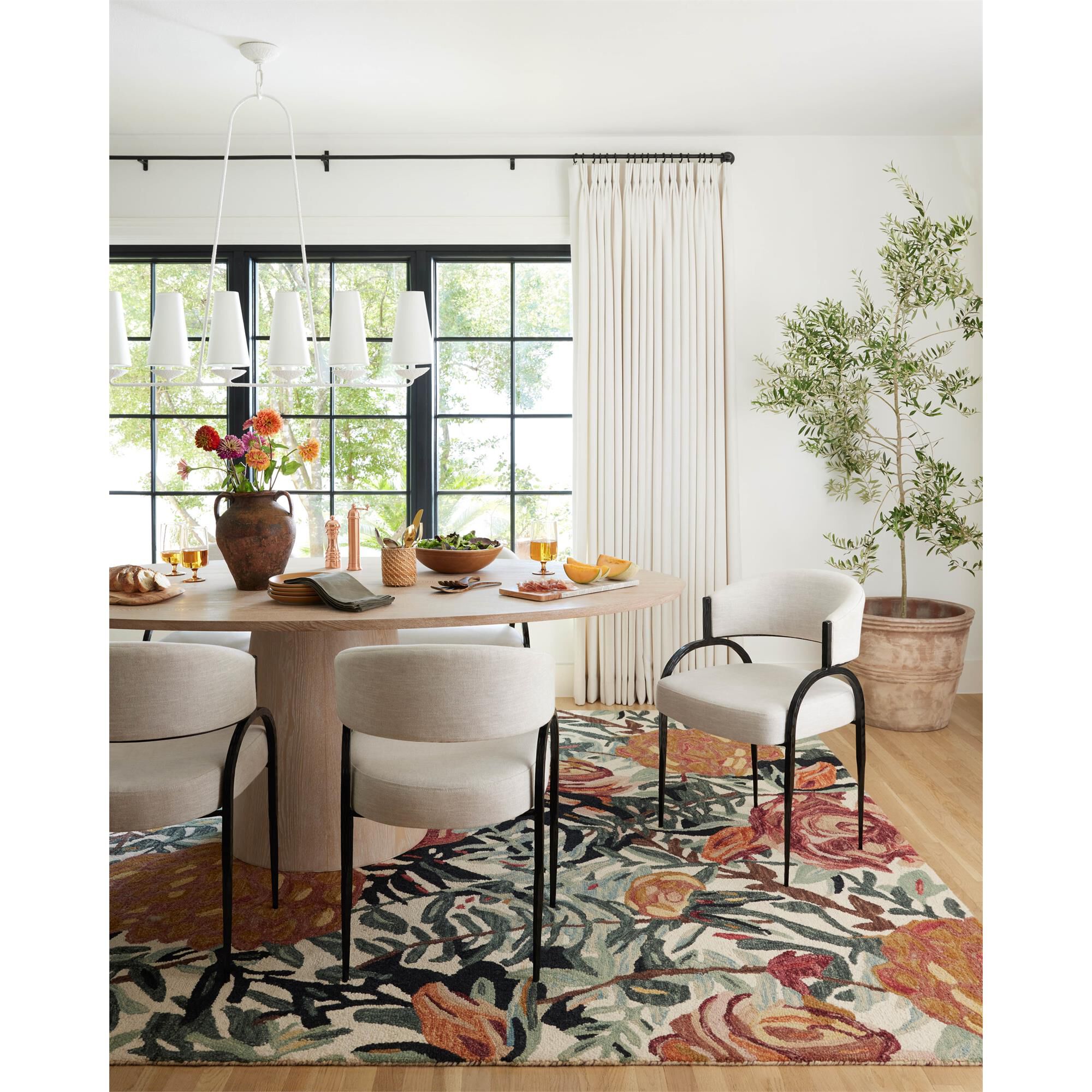 Belladonna Hand Hooked Wool Area Rug