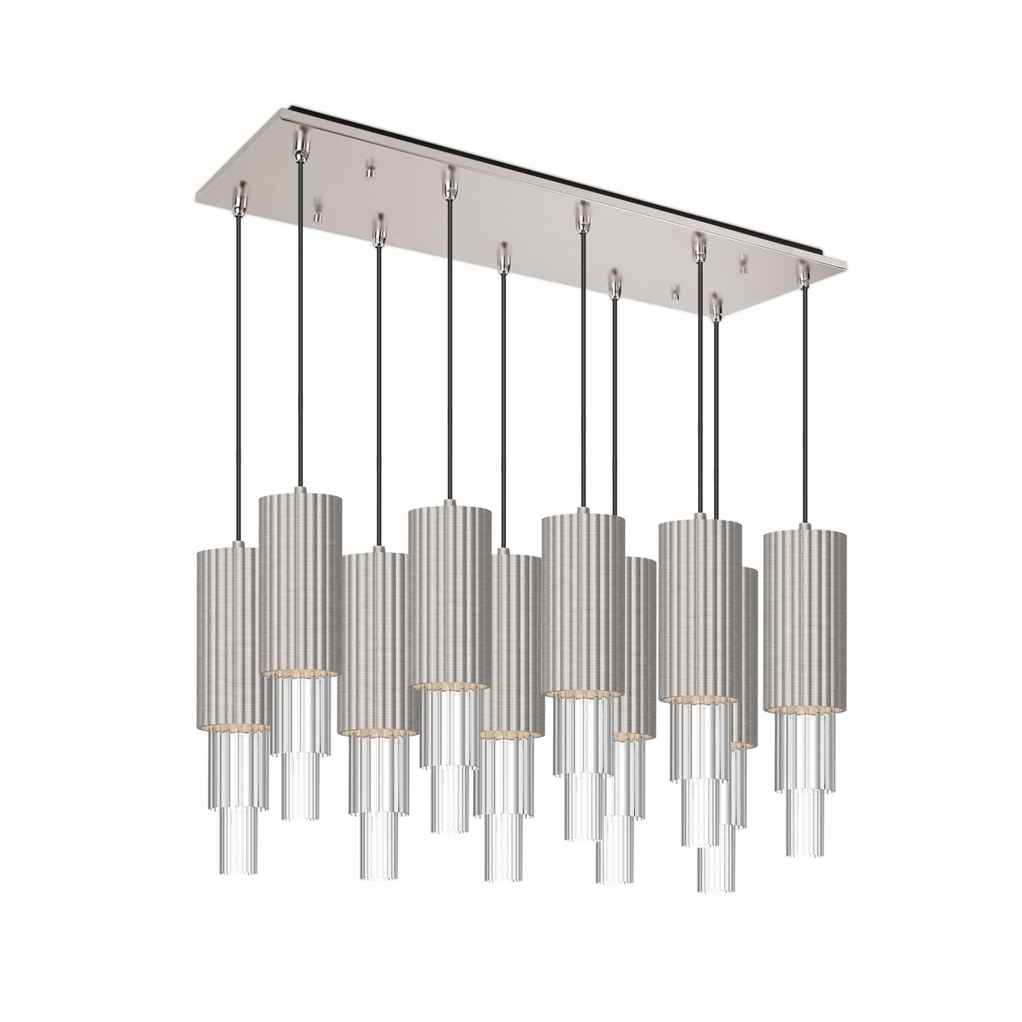 Bordeaux Small Linear Chandelier