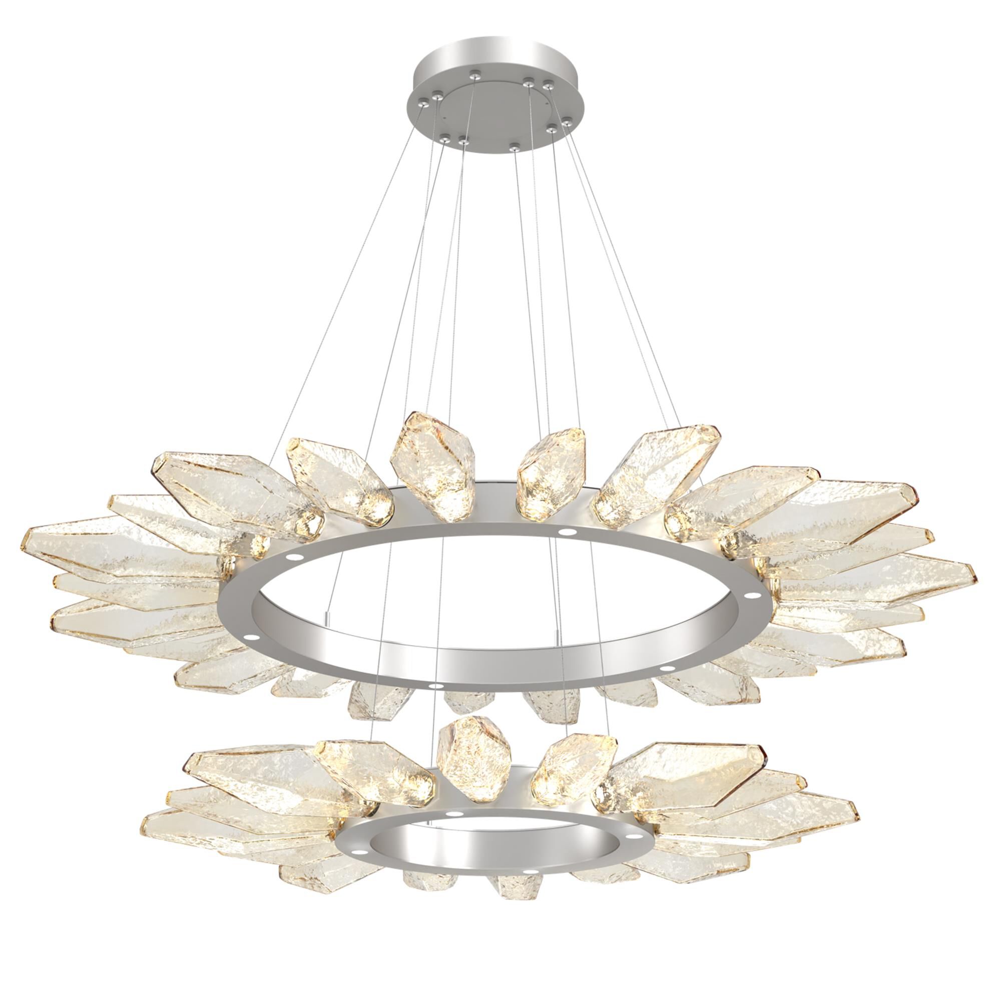 Rock Crystal 42 Inch 50 Light Chandelier