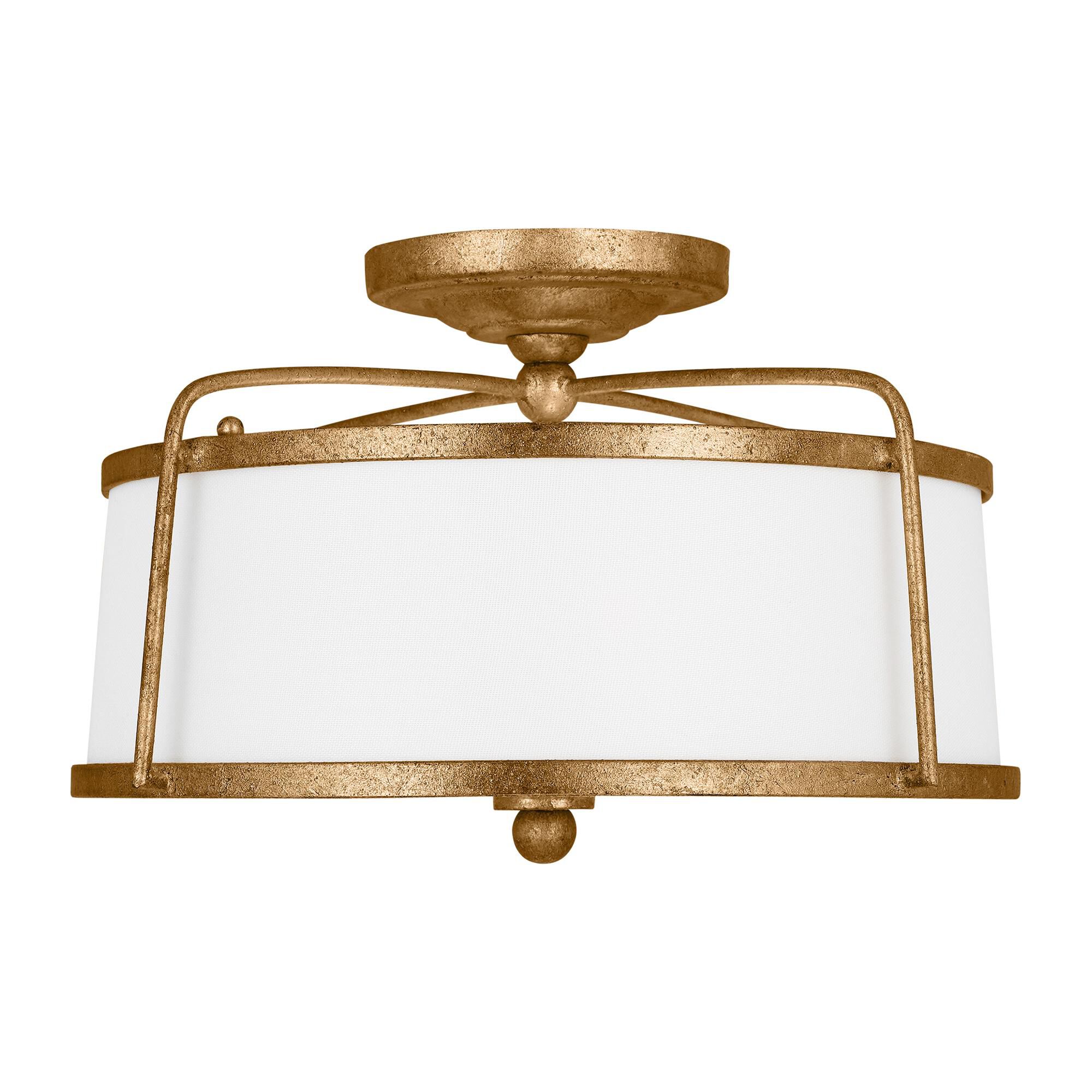 Stonington 14 Inch 2 Light Semi Flush Mount