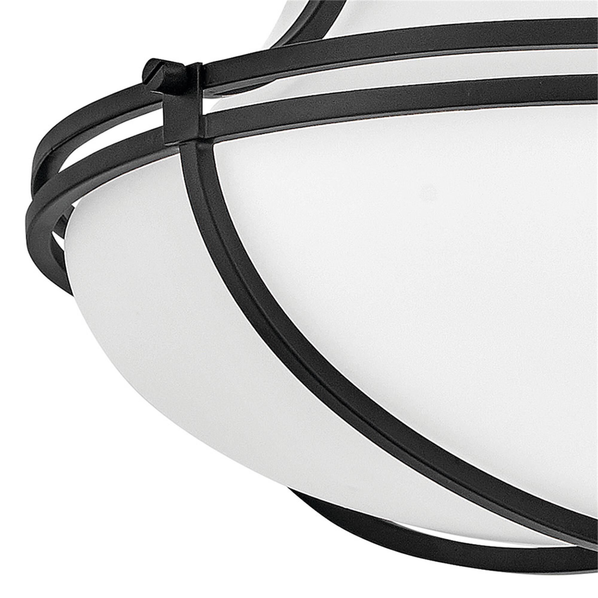 Saddler 15 Inch 3 Light Flush Mount