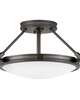 Collier 16 Inch 3 Light Semi Flush Mount