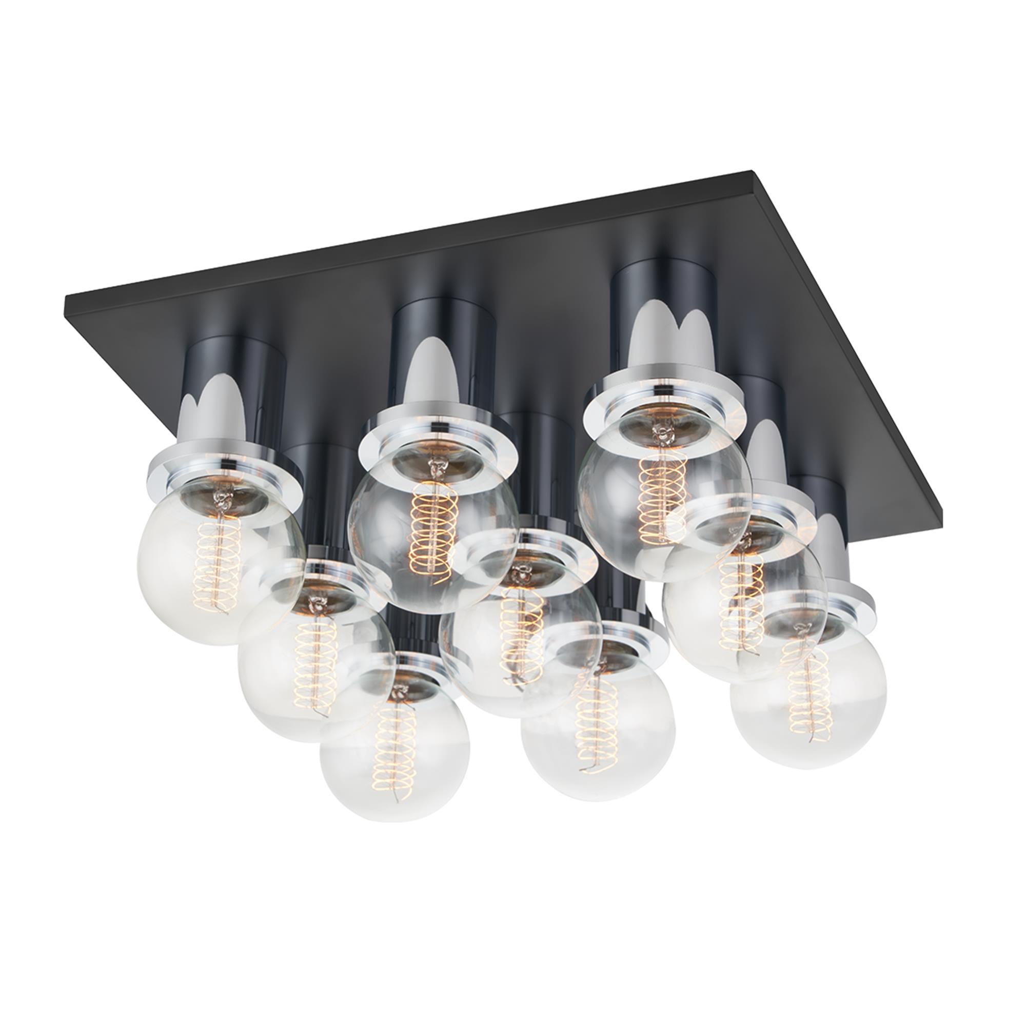 Brandi 14 Inch 9 Light Flush Mount