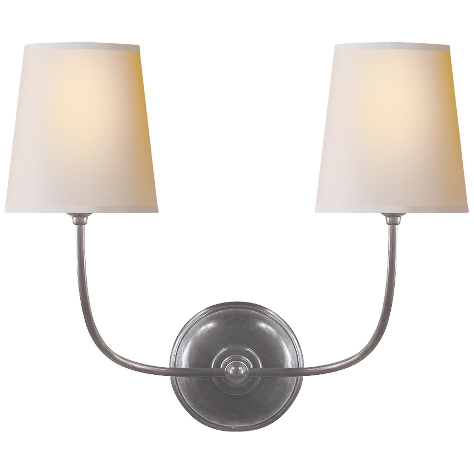 Thomas O'Brien Vendome 18 Inch 2 Light Wall Sconce