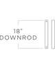 Universal 18 Inch Fan Downrod