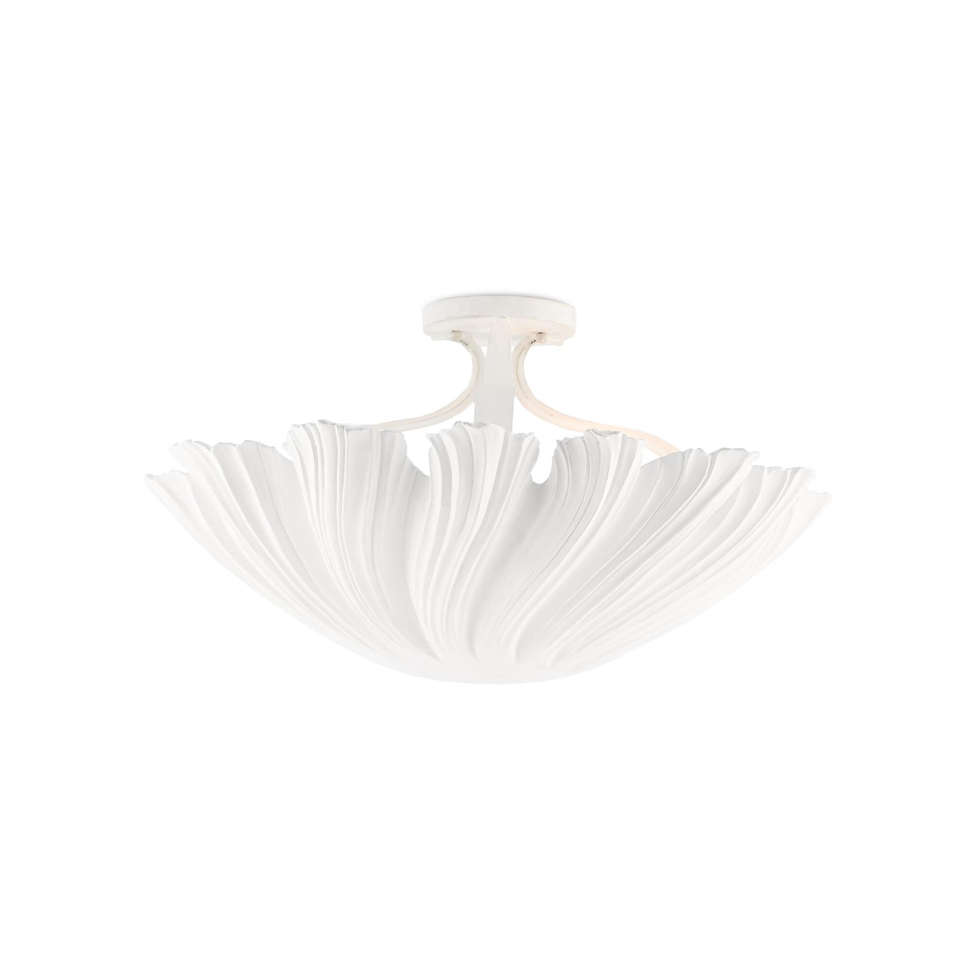 Hadley 22 Inch 3 Light Semi Flush Mount