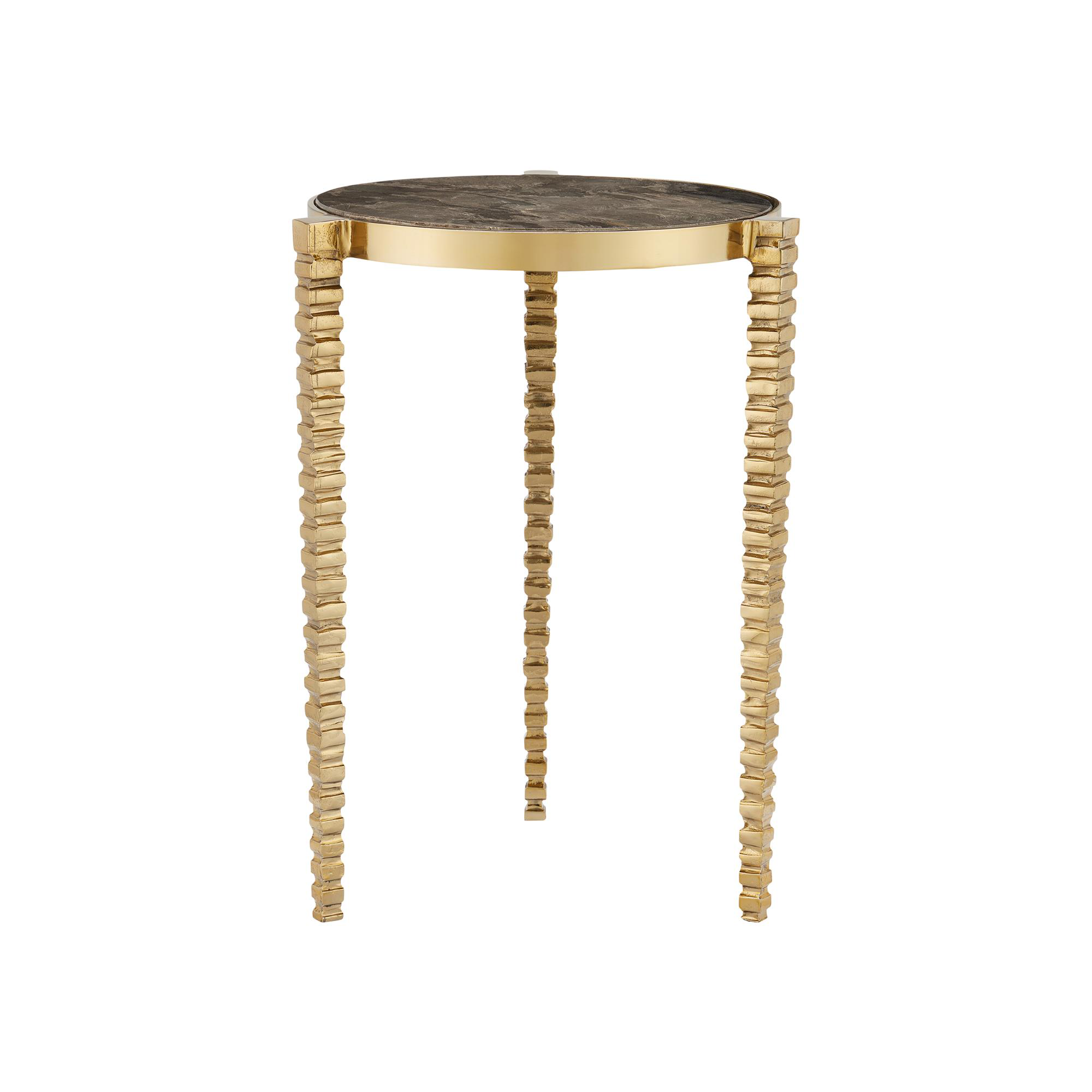 Corrado Cappuccino 18 Inch Accent Table