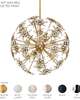 Esteracae Medium Pendant Light