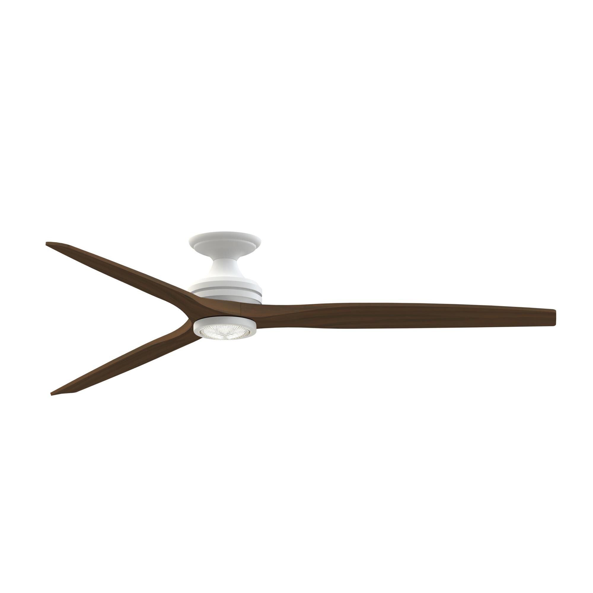 Spitfire 72 Inch Flush Mount Fan with Light Kit