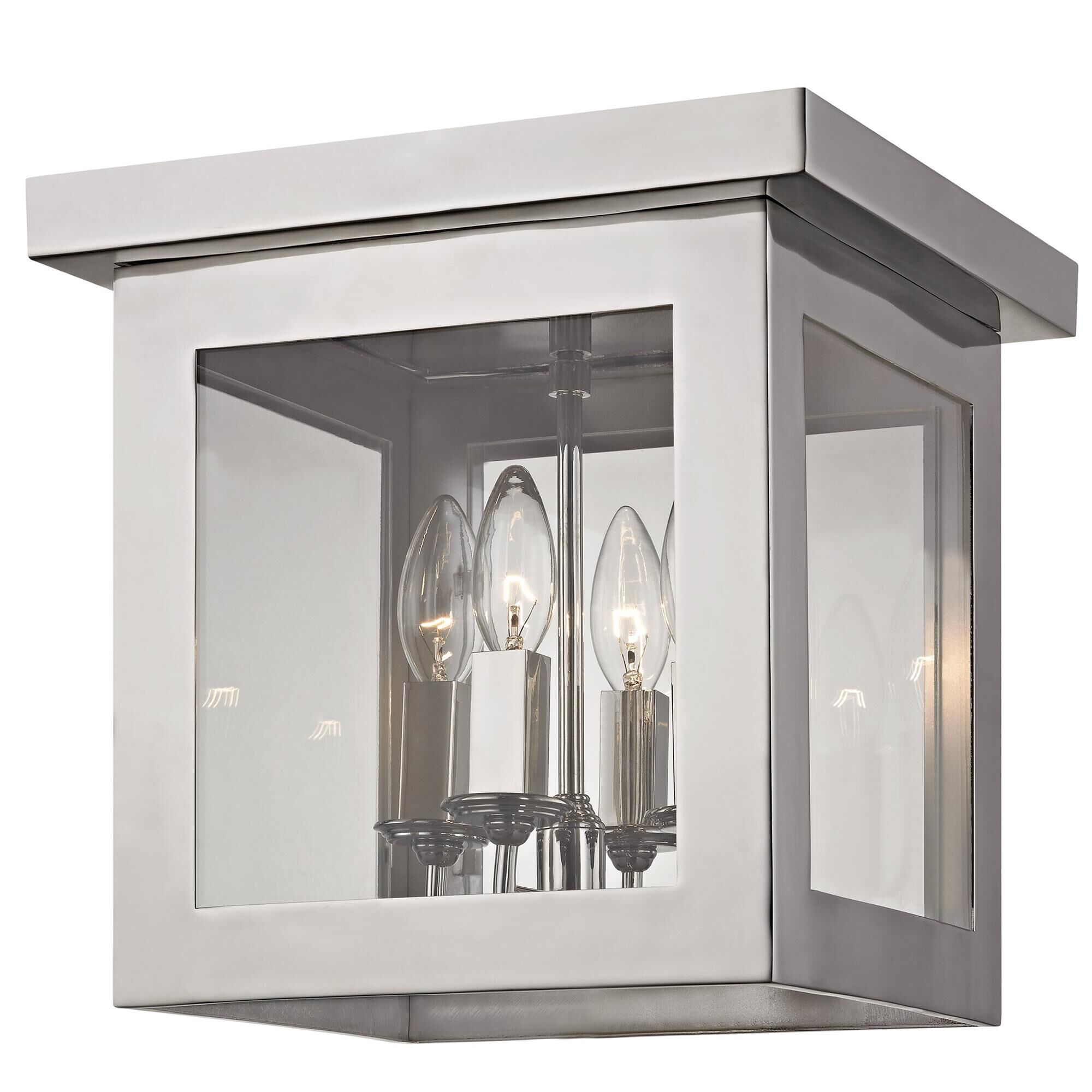 Brian Patrick Flynn Hurley 12 Inch 4 Light Flush Mount