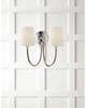 Thomas O'Brien Reed Medium 2 Light Wall Sconce