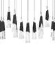 Kilt 40 Inch 14 Light Multi Light Pendant