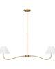 Chapman & Myers Laguna Medium Linear Chandelier