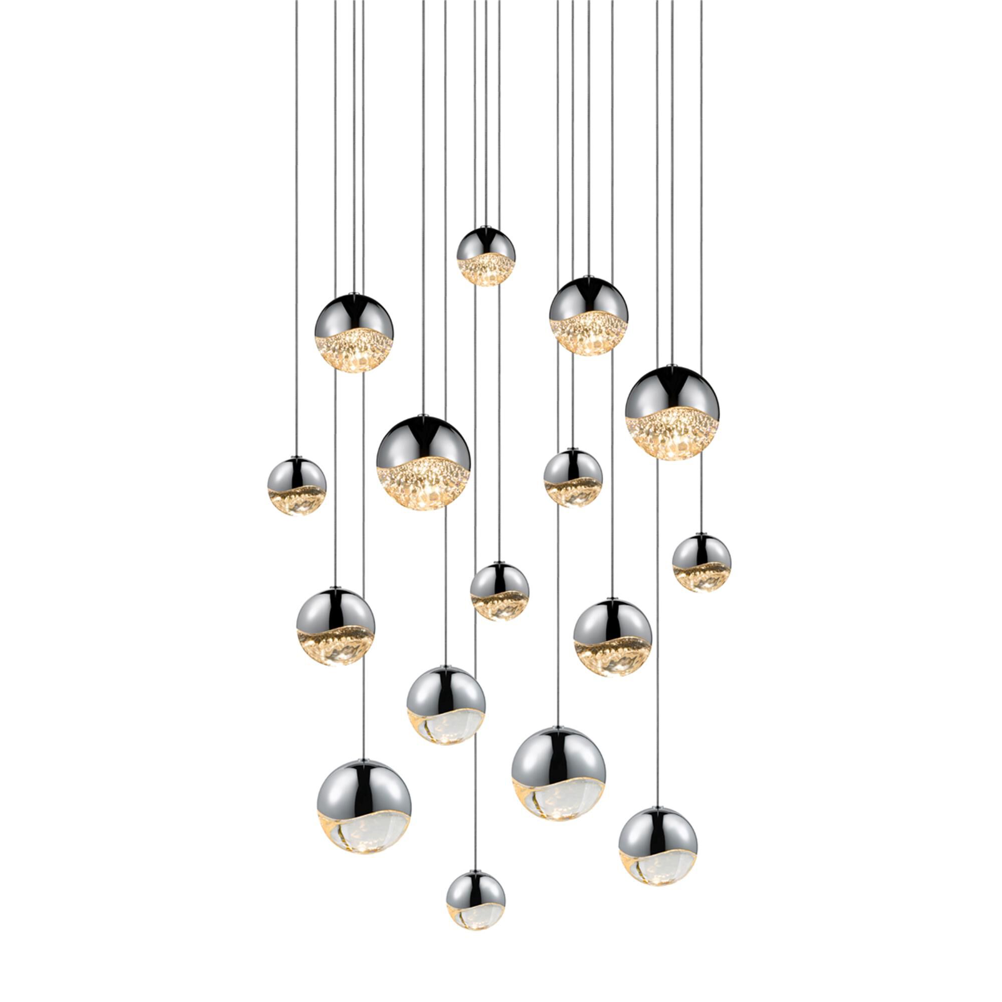 Grapes 24 Inch 16 Light Multi Light Pendant