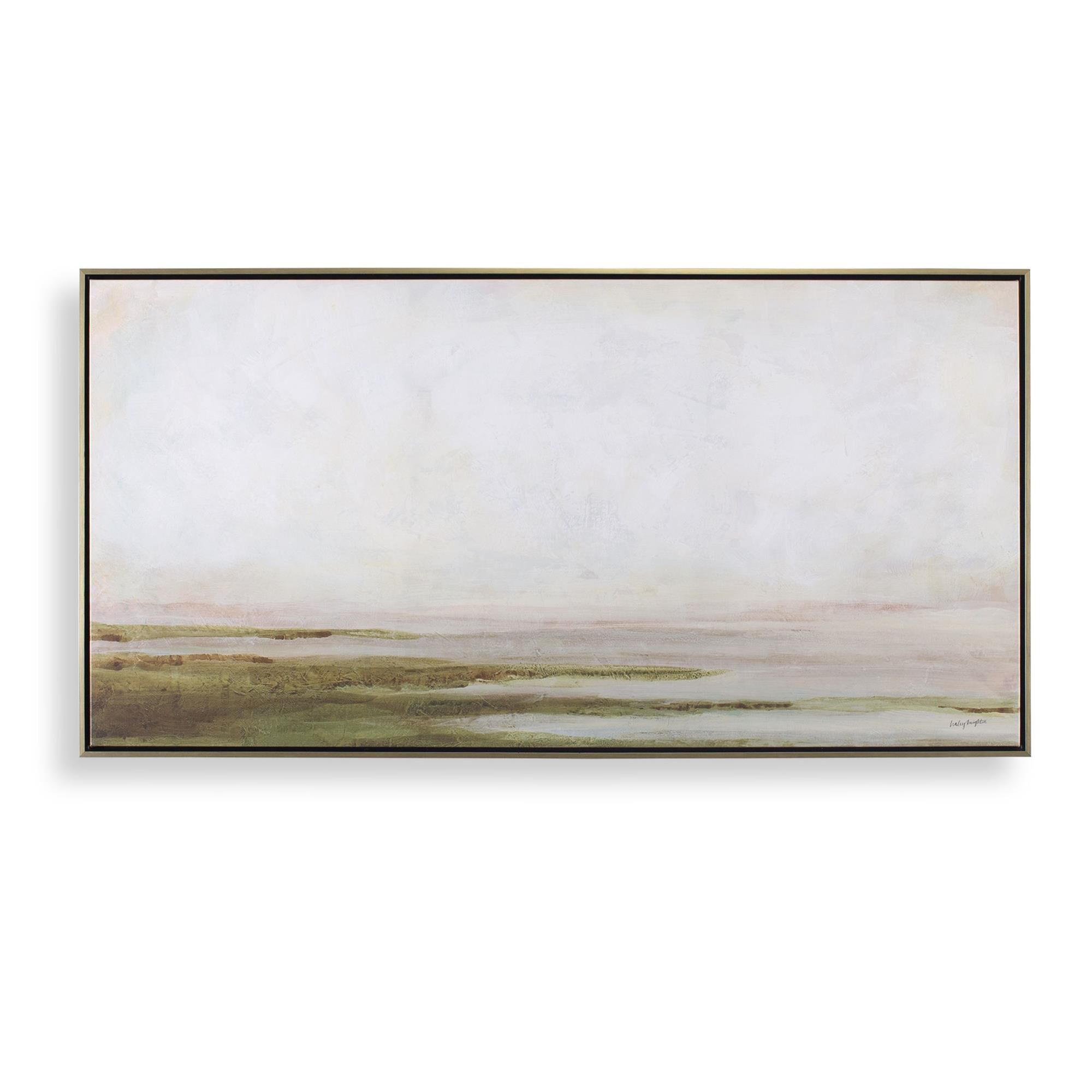 Hazy Lake Painting