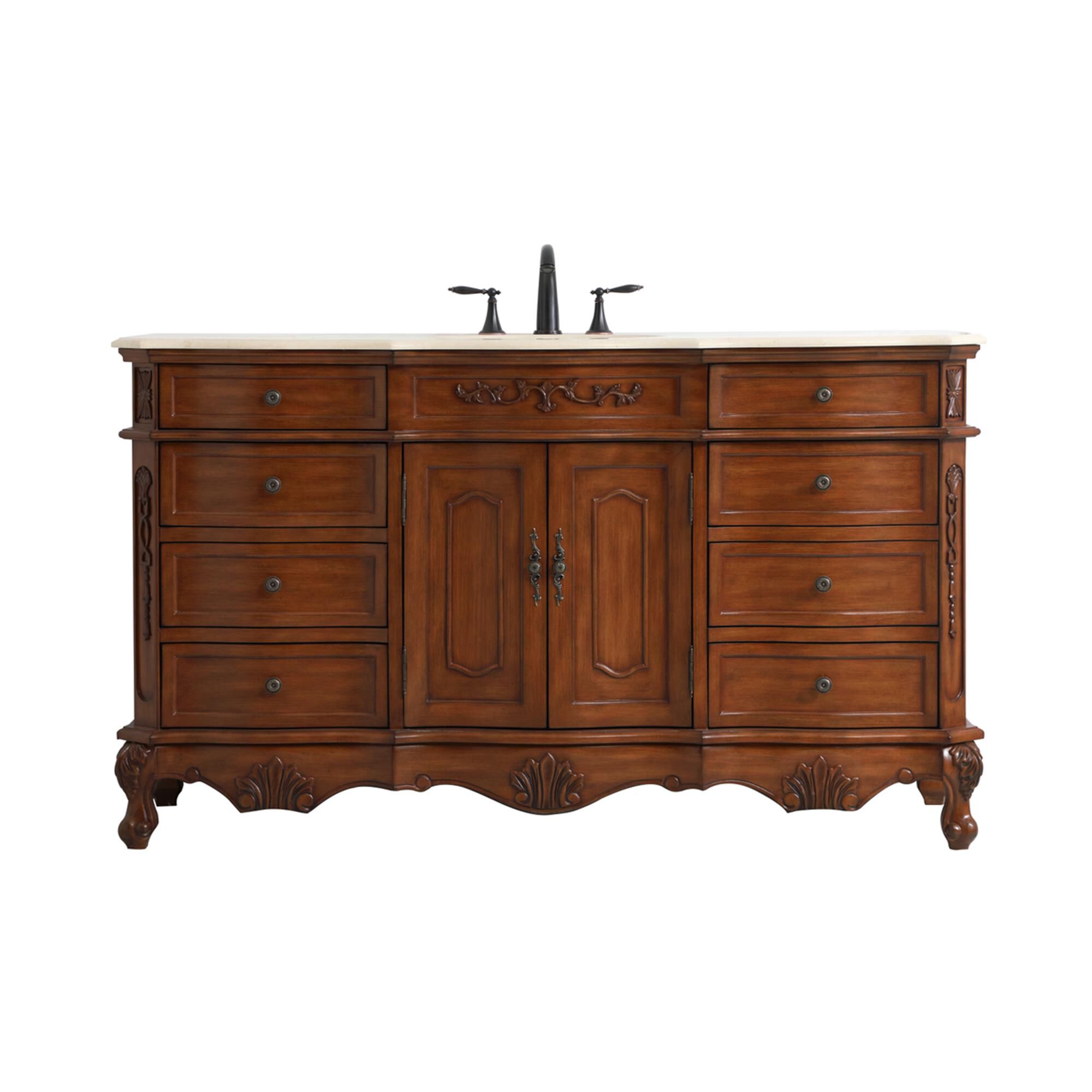 Danville 60 Inch Bath Vanity Cabinet