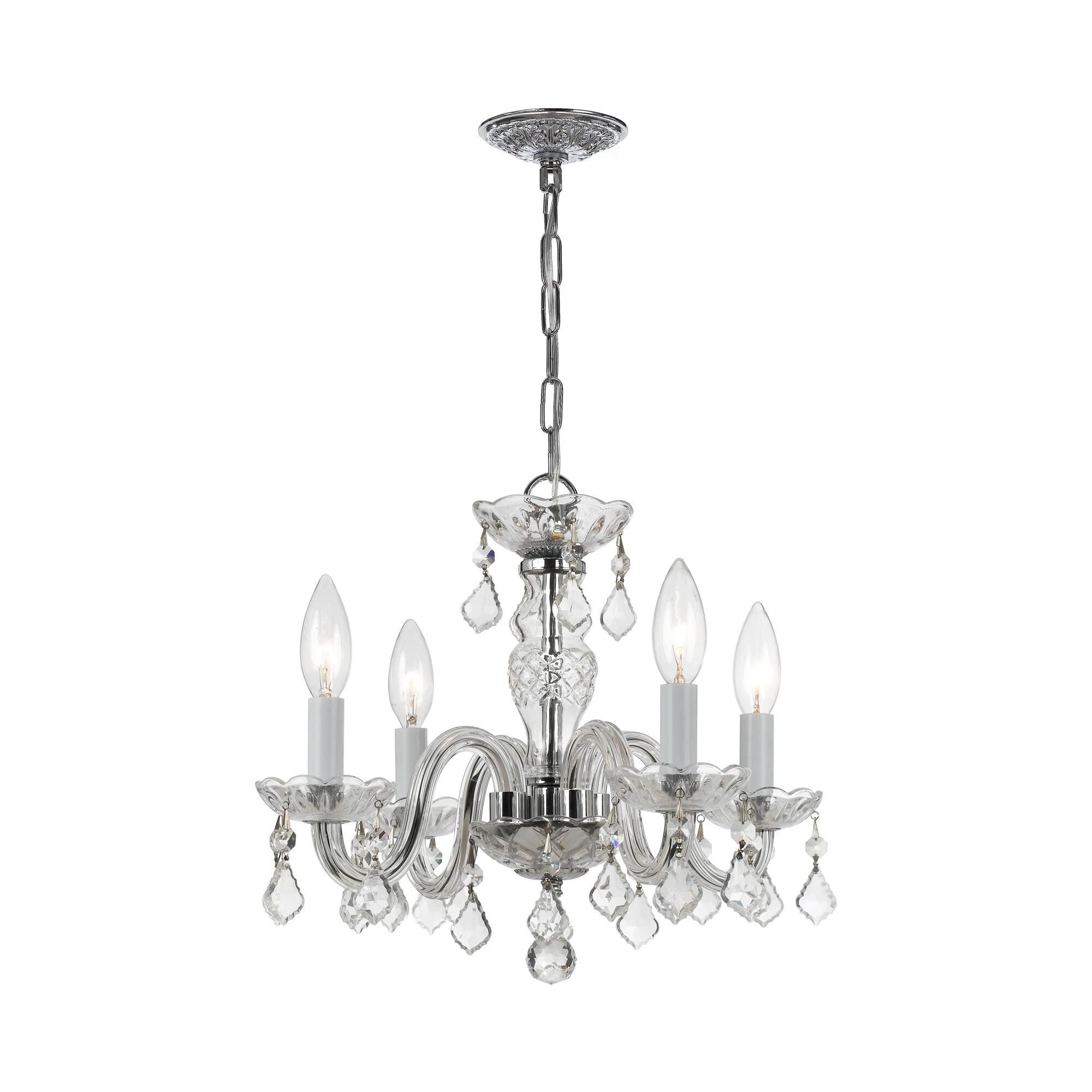 Traditional Crystal 15 Inch Chandelier