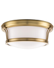 Newport 13 Inch 2 Light Flush Mount