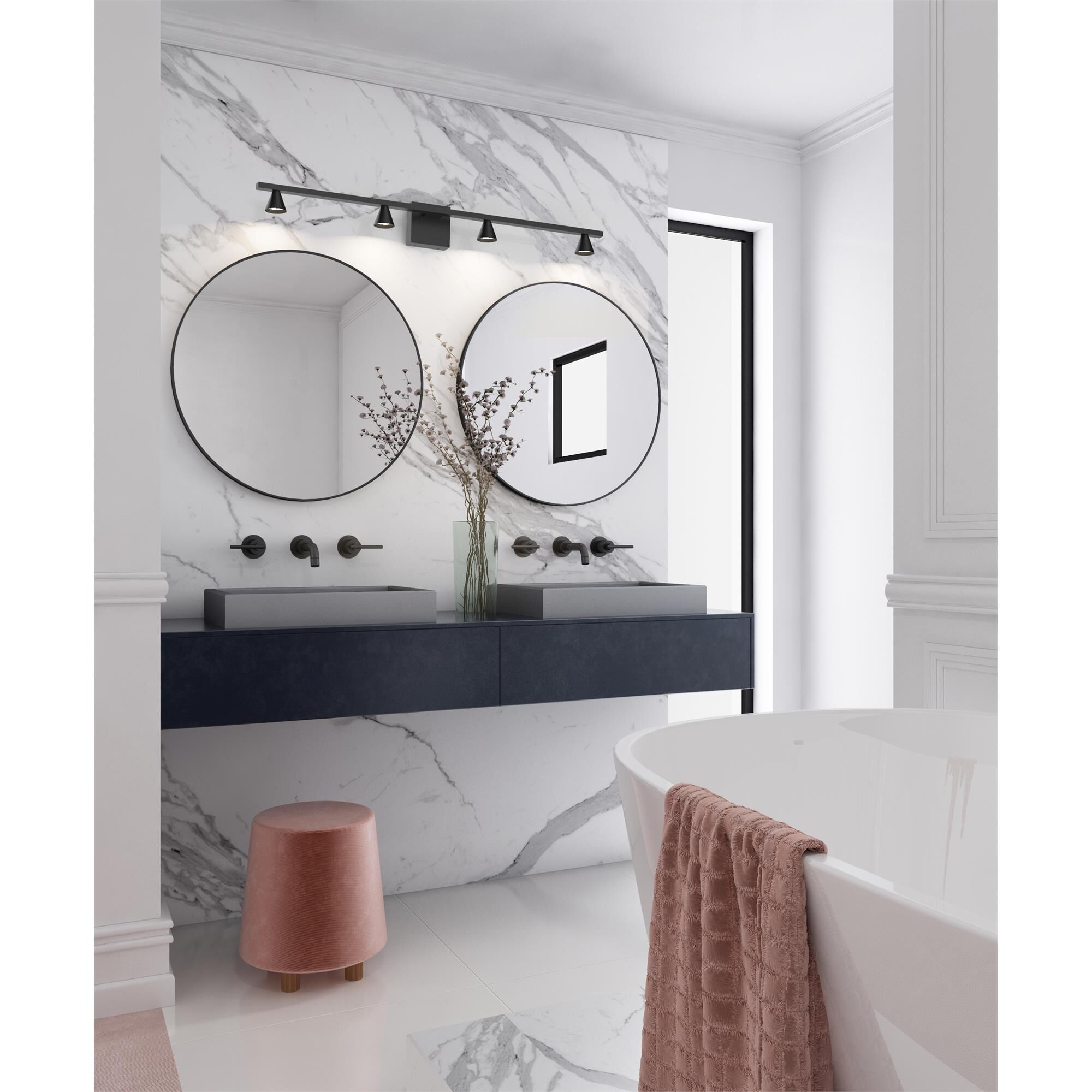 Ryan Pauly Dune 40 Inch Bath Vanity Light