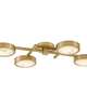 Cava 30 Inch 4 Light Flush Mount