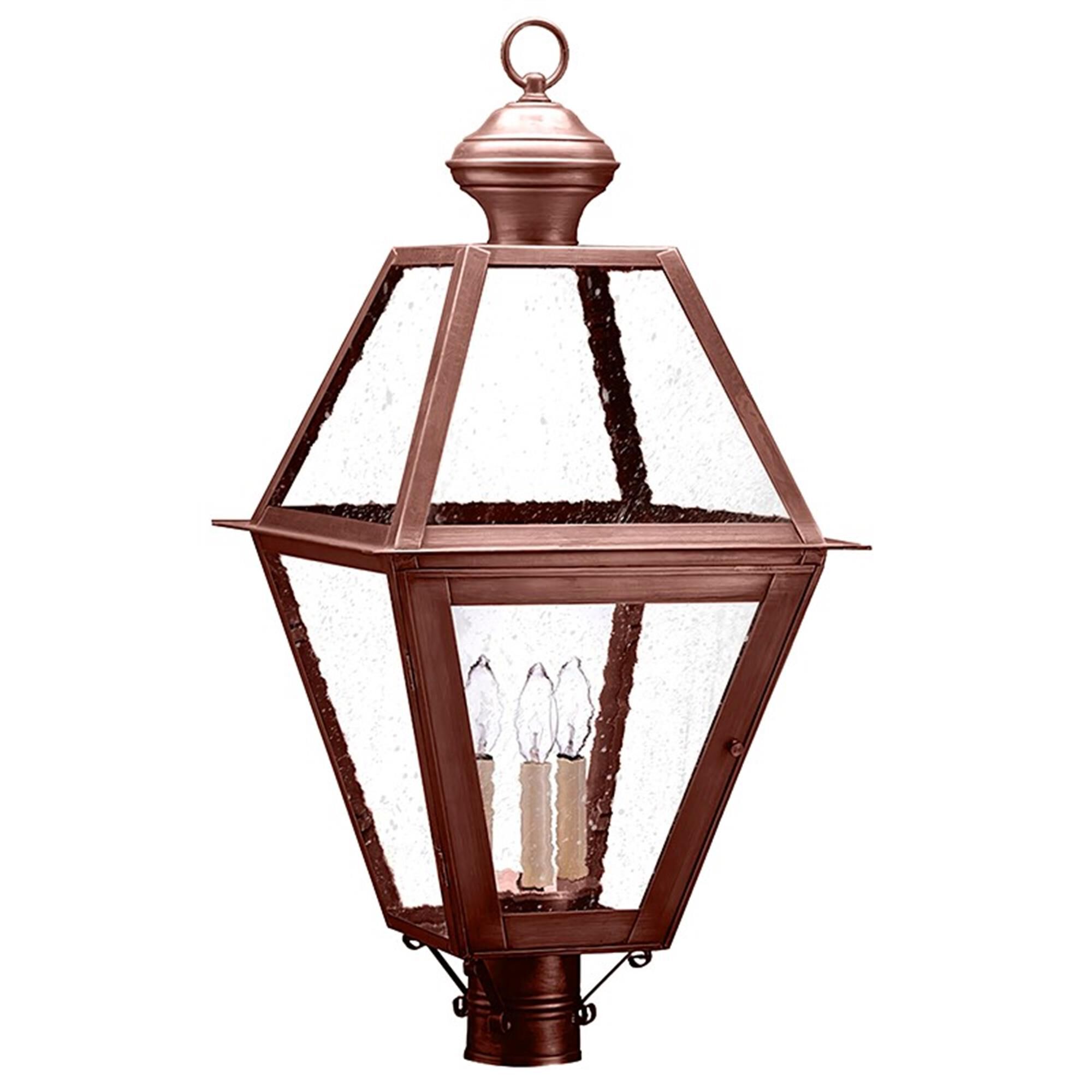 Boston 29 Inch 3 Light Outdoor Post Lamp