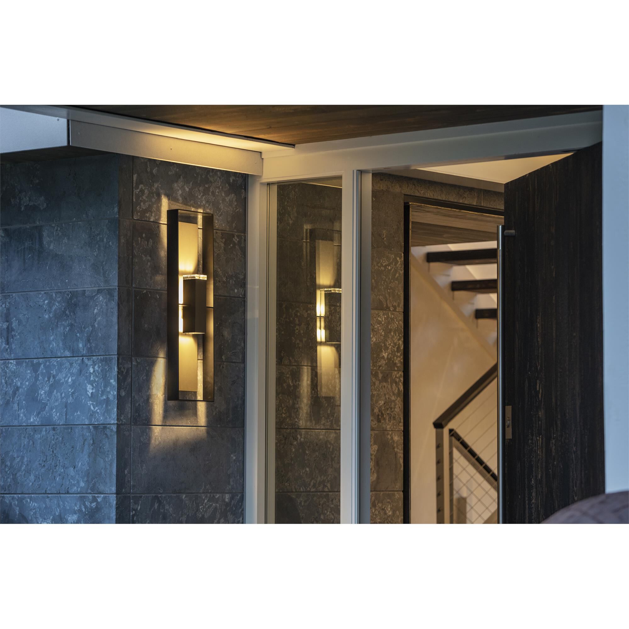 Shadow Box 34 Inch Outdoor Wall Light