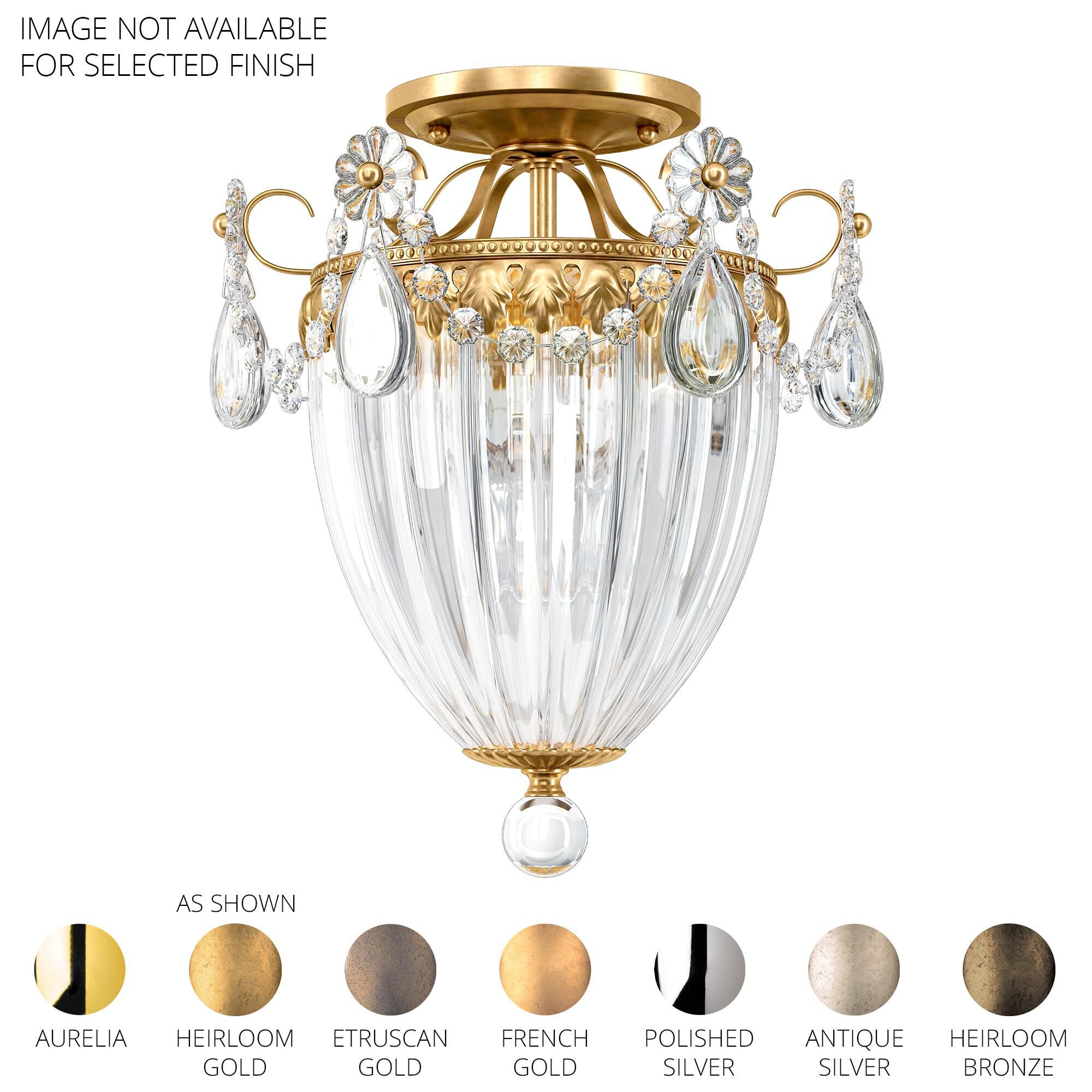 Bagatelle 10 Inch 3 Light Semi Flush Mount