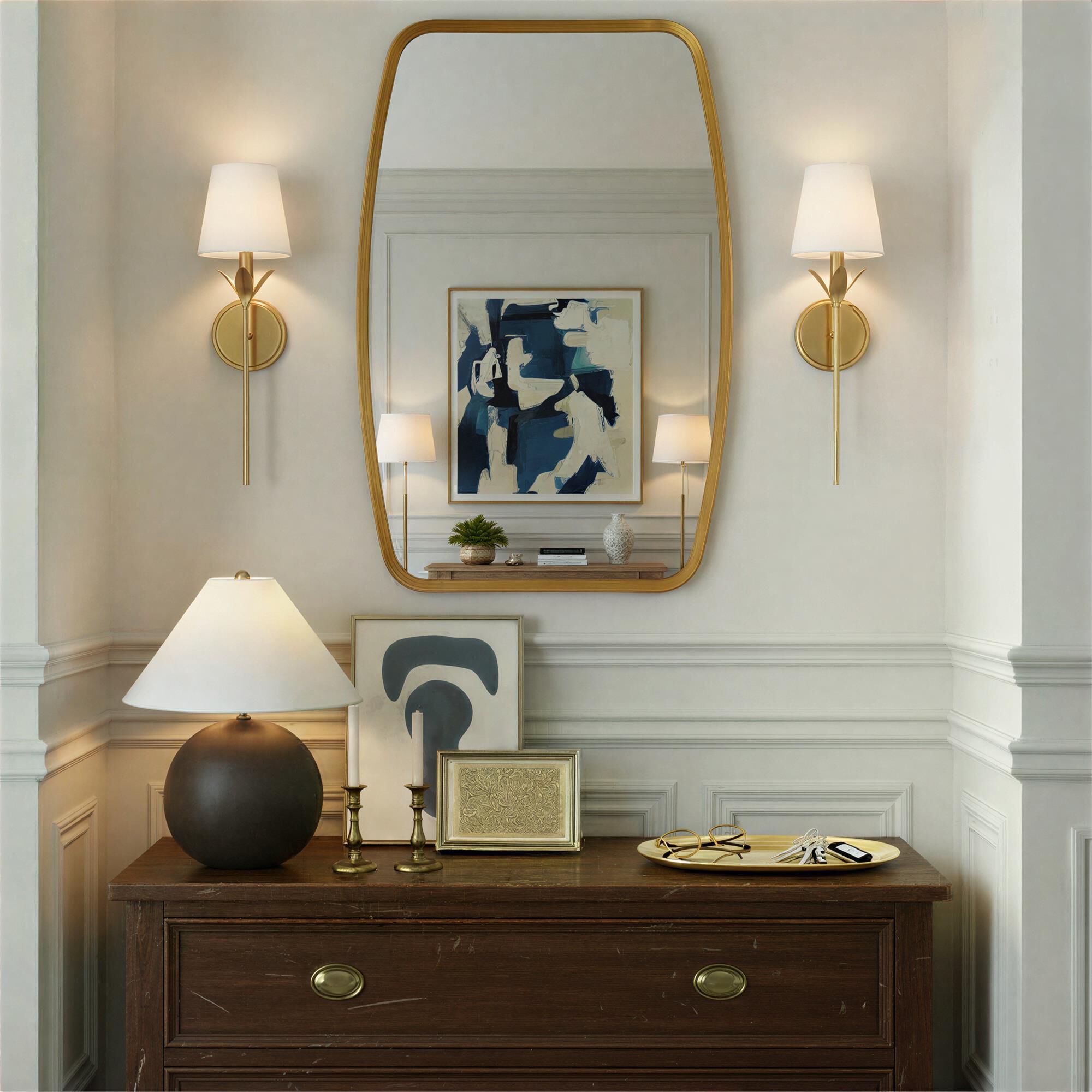 Lindee 36 Inch Decorative Mirror