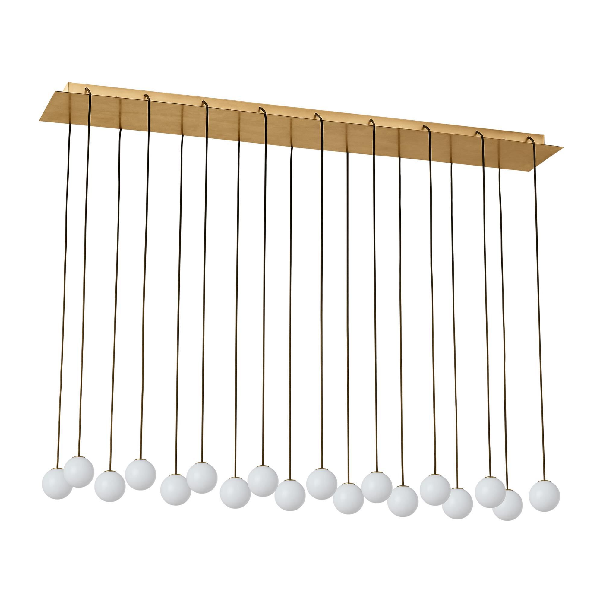 Sean Lavin Orbet 45 Inch 18 Light Linear Chandelier